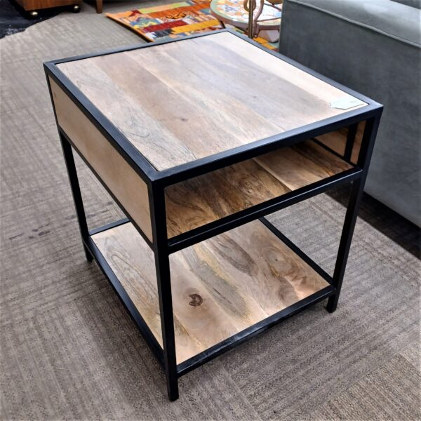 industrial end table