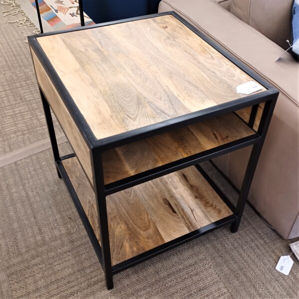 industrial end table