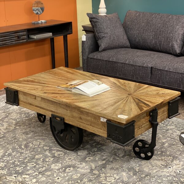 factory cart coffee table