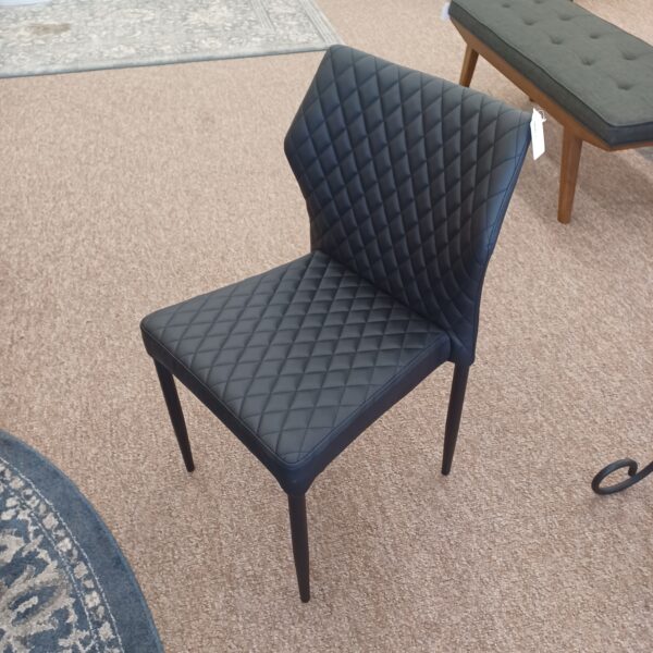 black milo dining chair