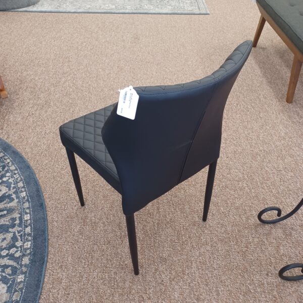 black milo dining chair