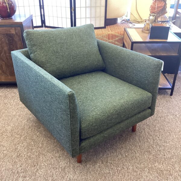 forest green lounge chair