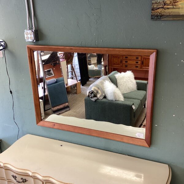 mc style wood frame mirror