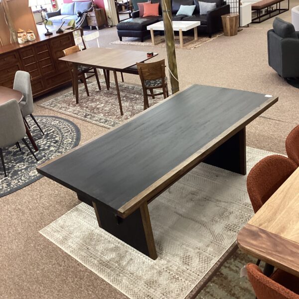 retro walnut dining table