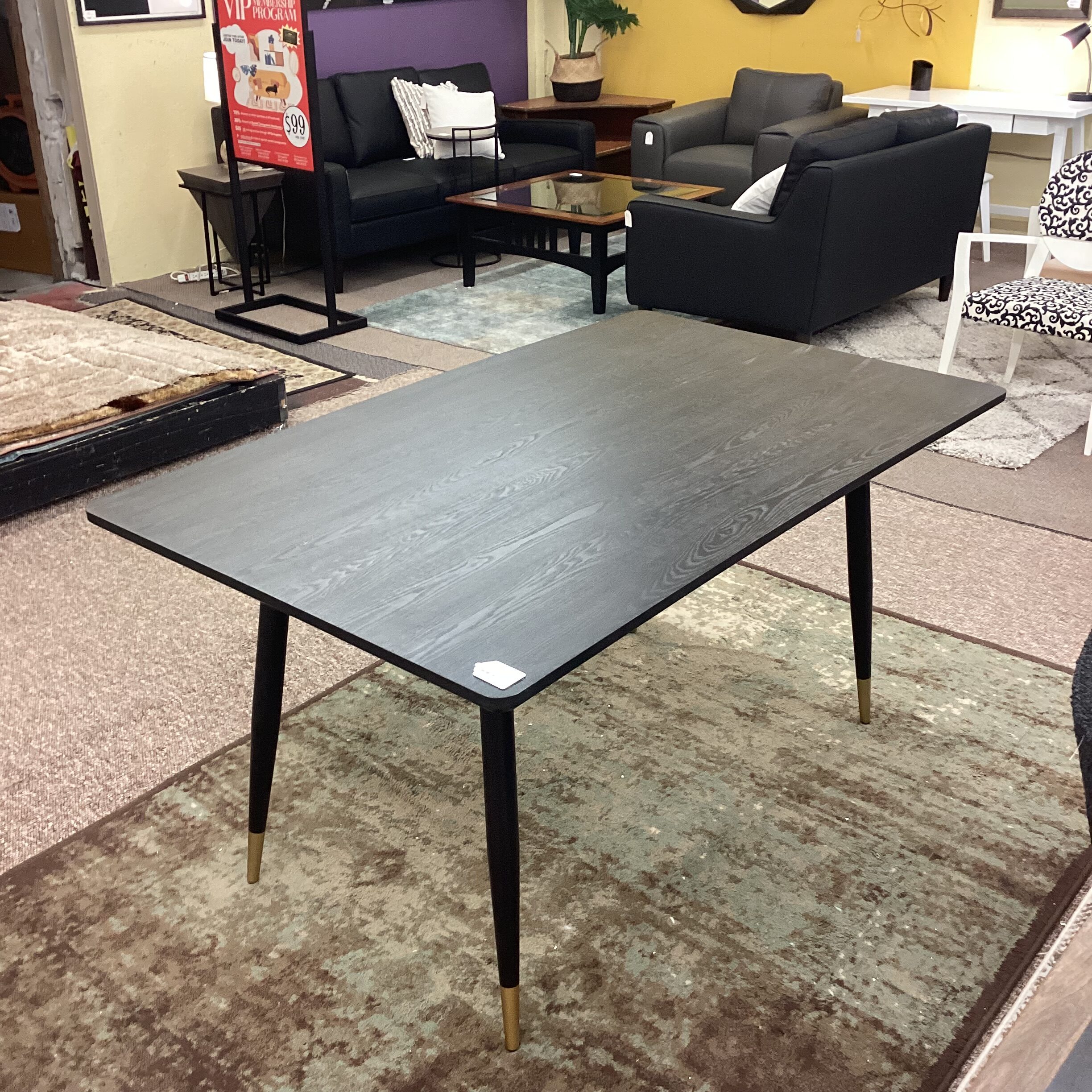 ebony dining table