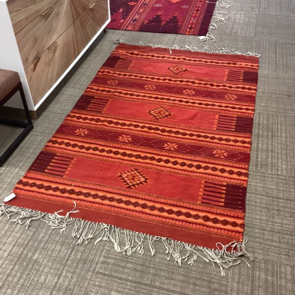 oaxaca rust orange rug