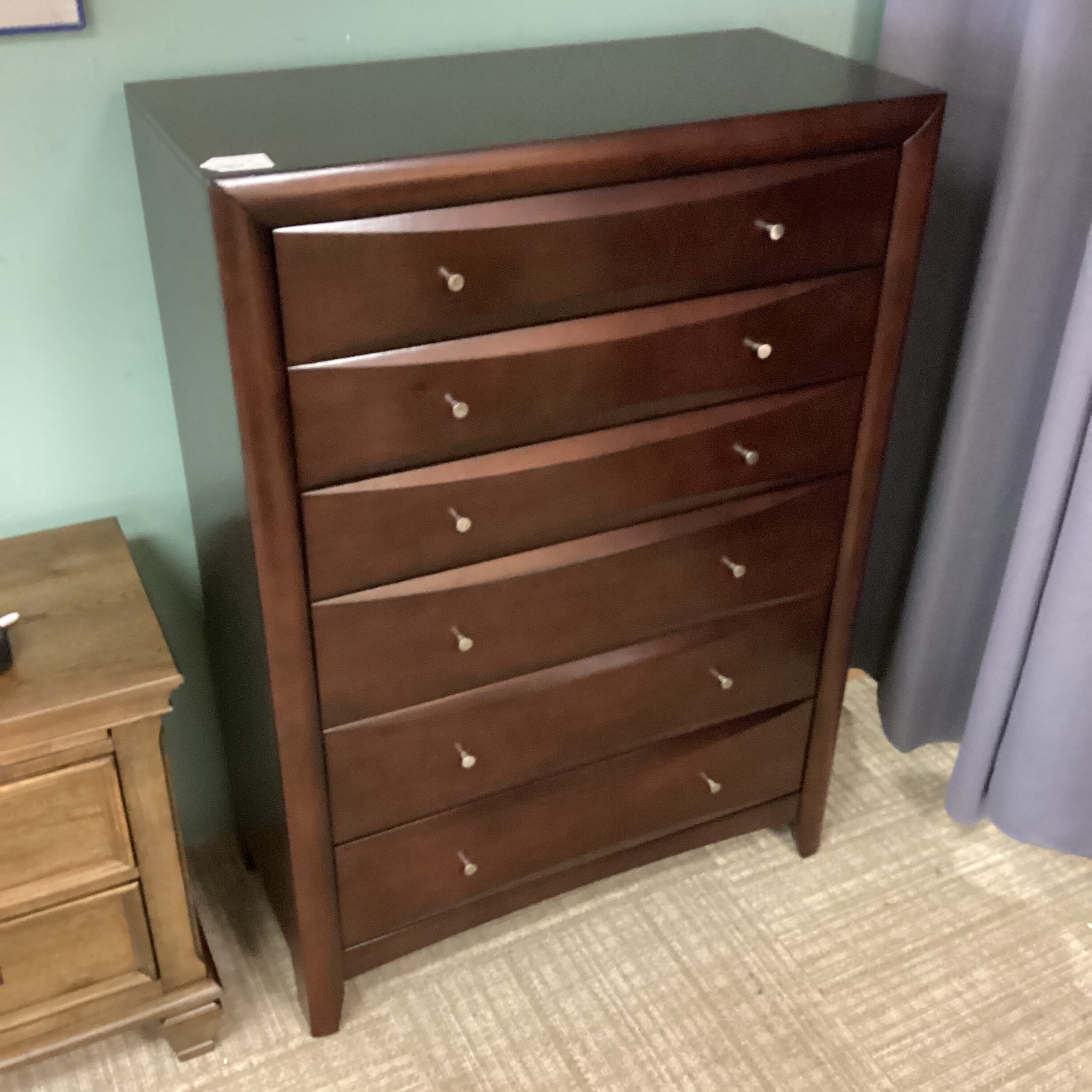 cappucino 6 drawer chest