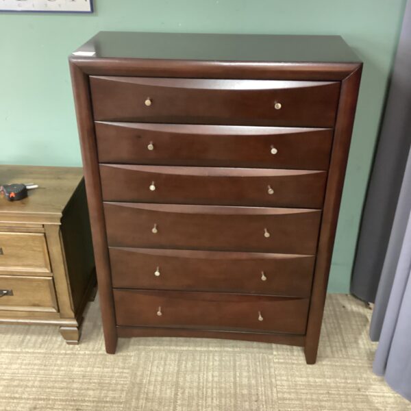 cappucino 6 drawer chest