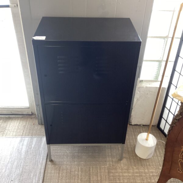 black locker cabinet