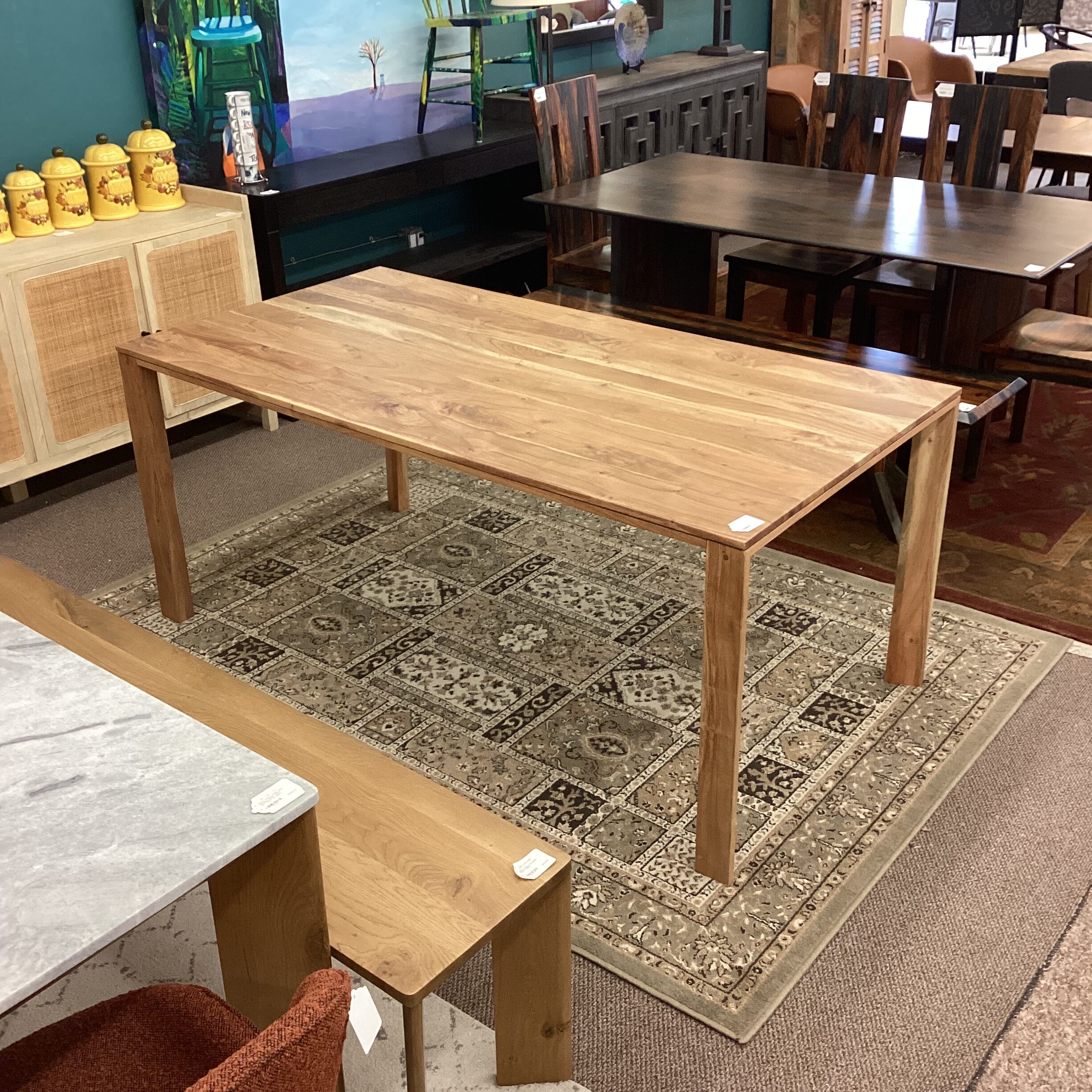 mod acacia dining table