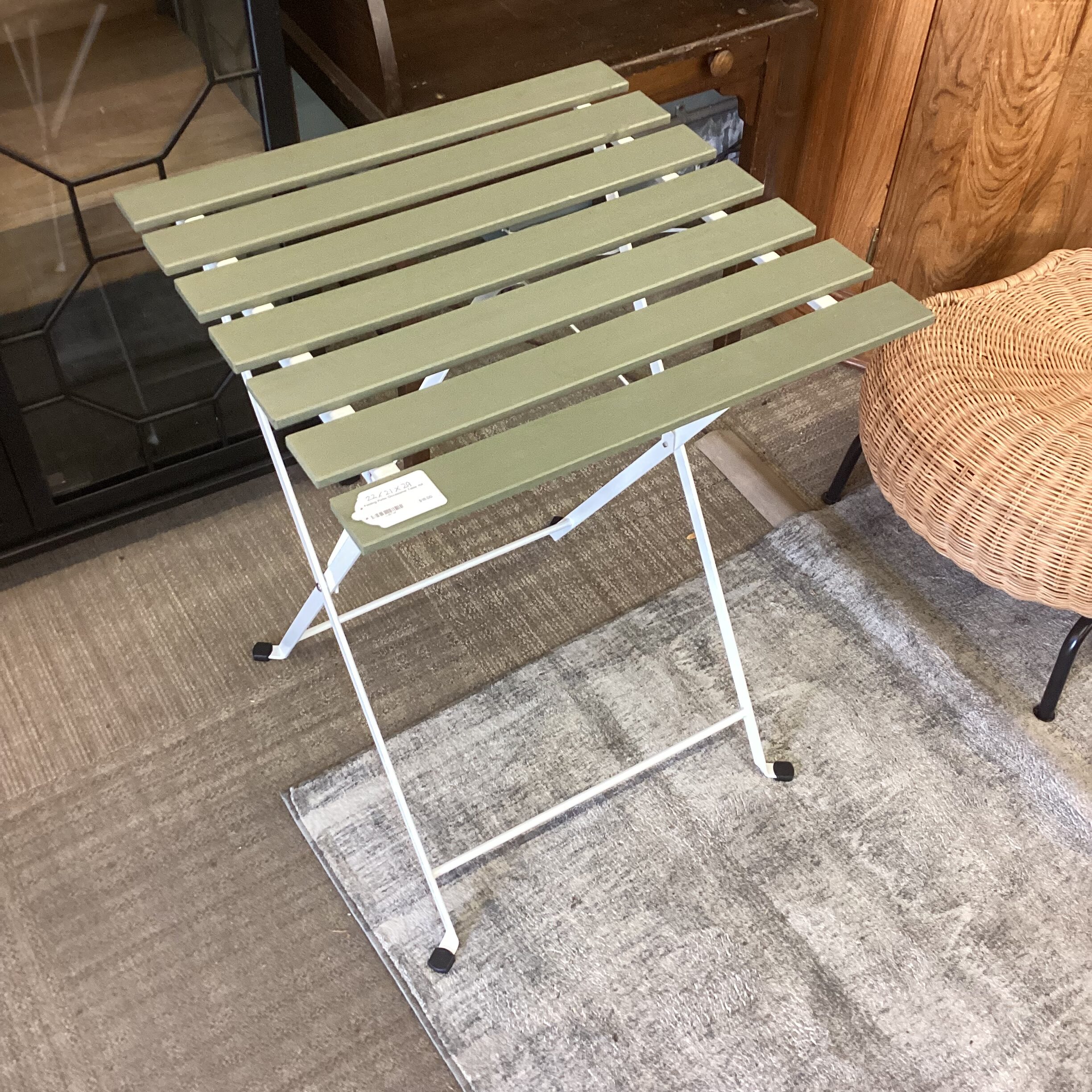 folding patio occasional table