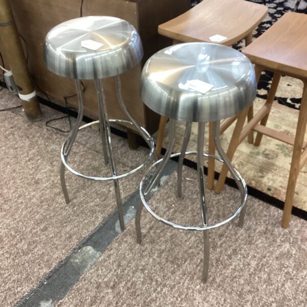 off! jim chrome & stainless steel barstool