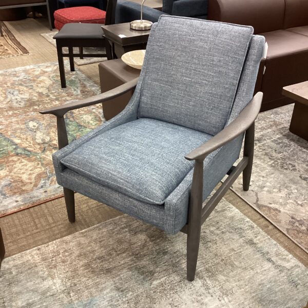 denim arm chair