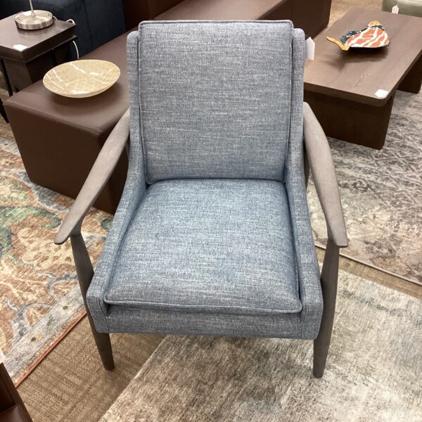 denim arm chair