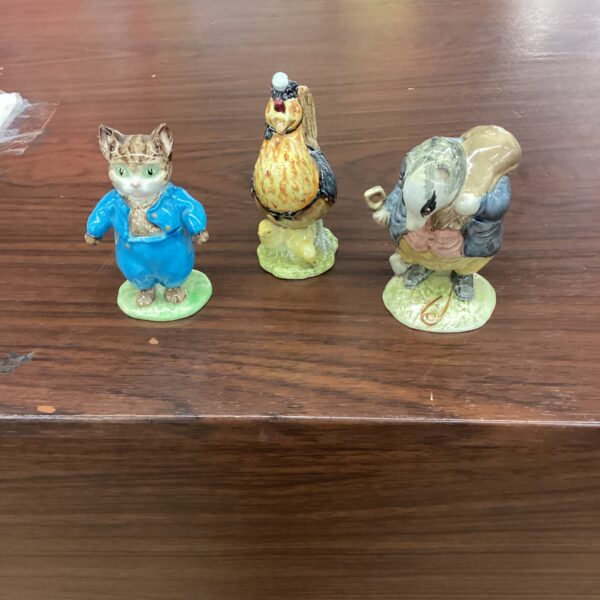 beatrix potter figurine set 3