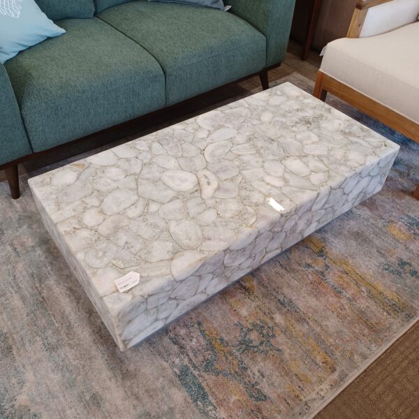 gemini quartz coffee table