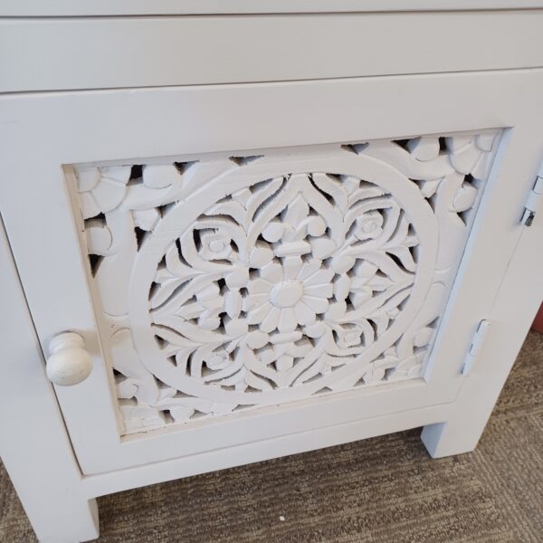 bali nightstand white