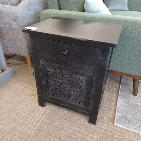 bali nightstand black