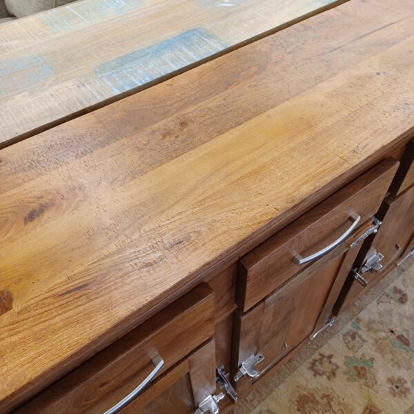 reclaimed 3 drawer 3 door icebox sideboard