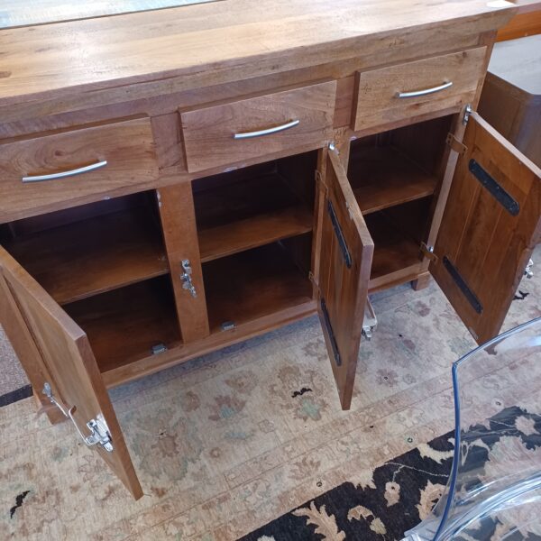 reclaimed 3 drawer 3 door icebox sideboard