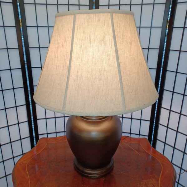 bronze urn table lamp