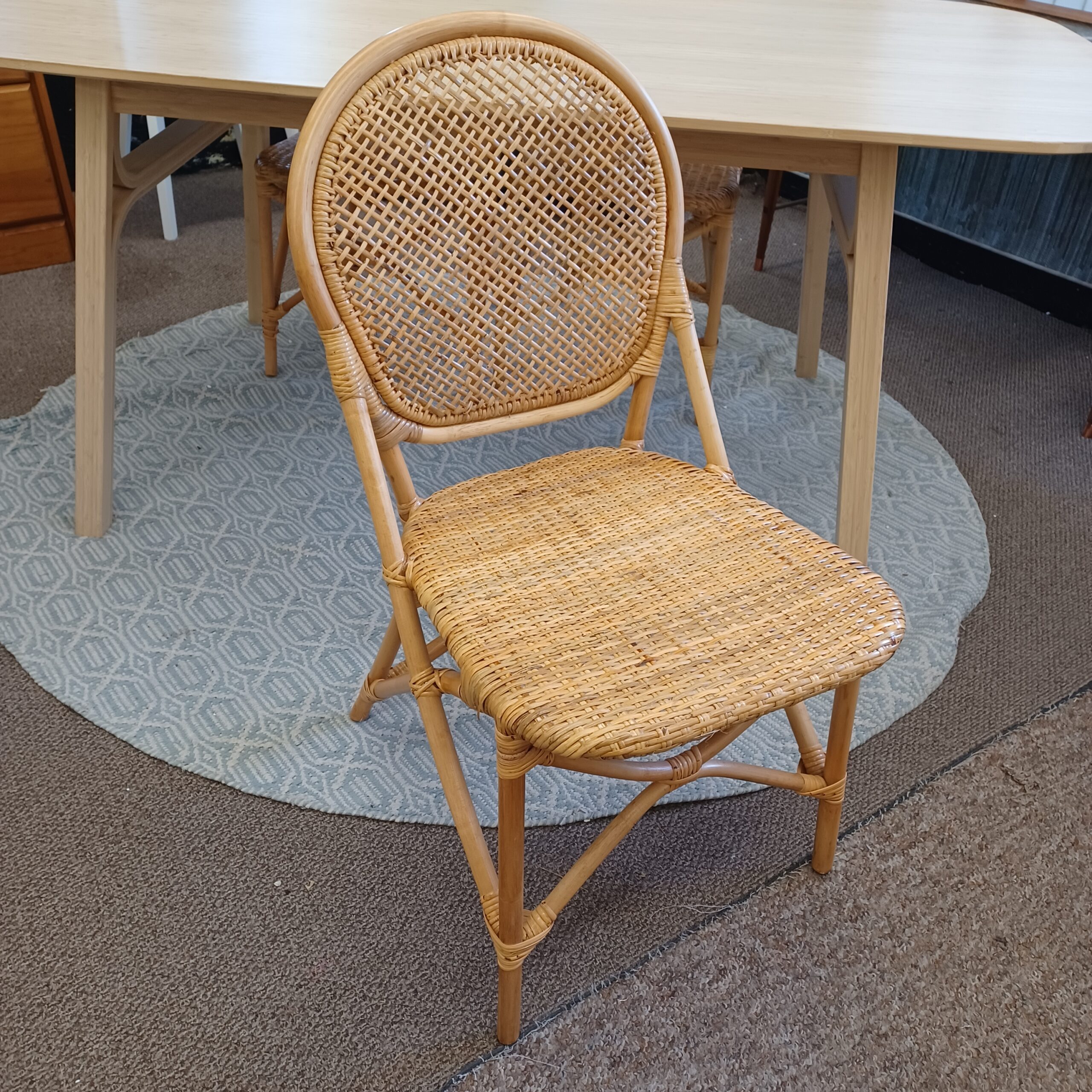 at home wicker chair set 4