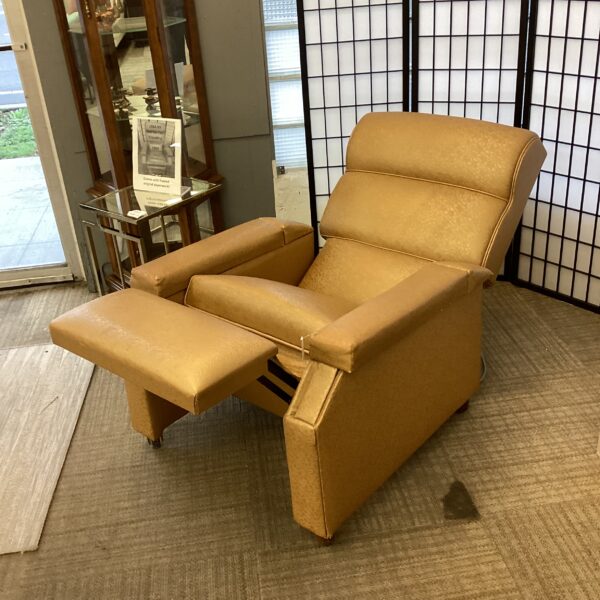 1964 new york world fair vibrating naugahyde recliner w/frame documentation