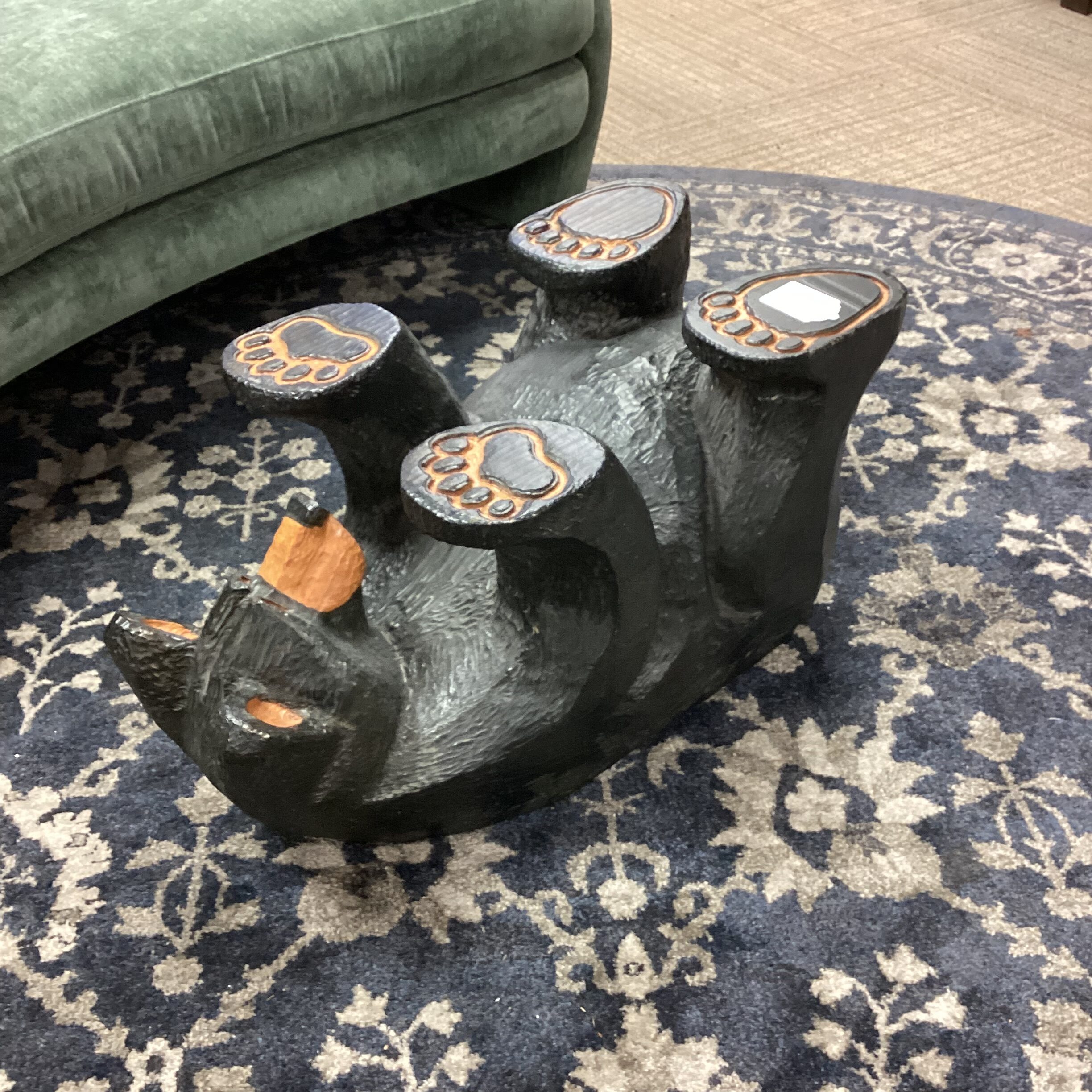 carved bear coffee table (no top)