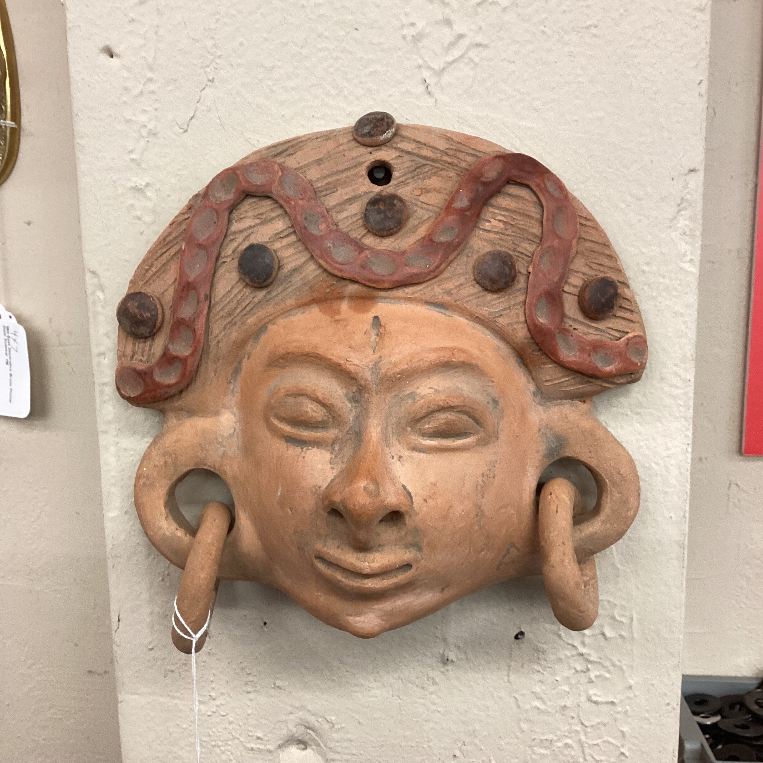 ecuadorian terracotta mask