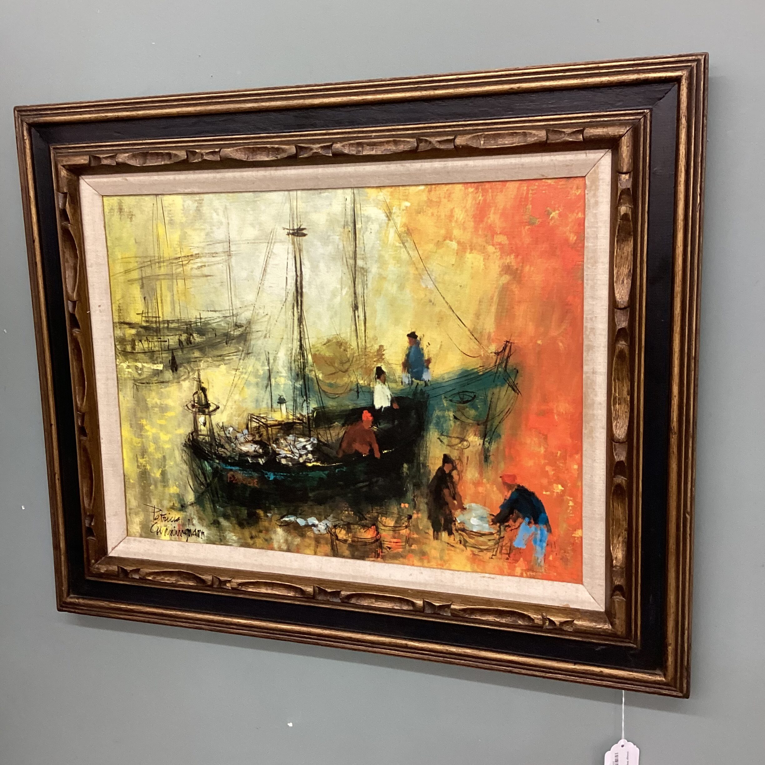 vintage ships painting