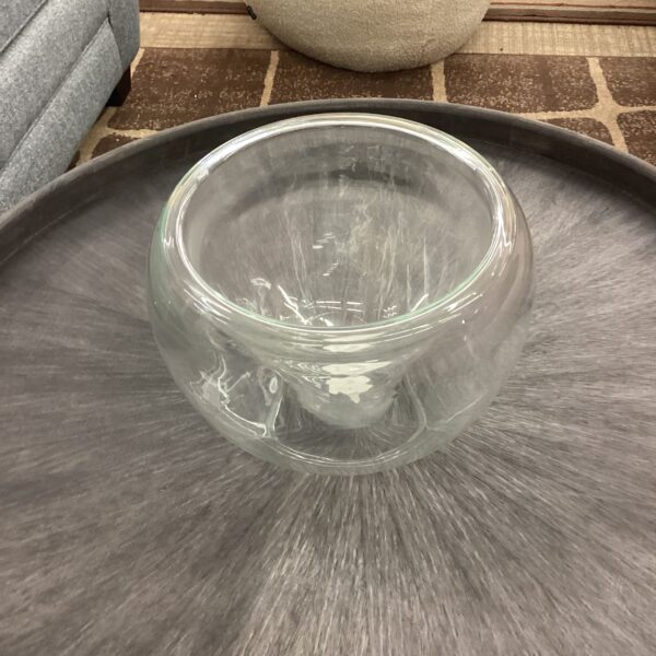 lsa polish clear glass vase