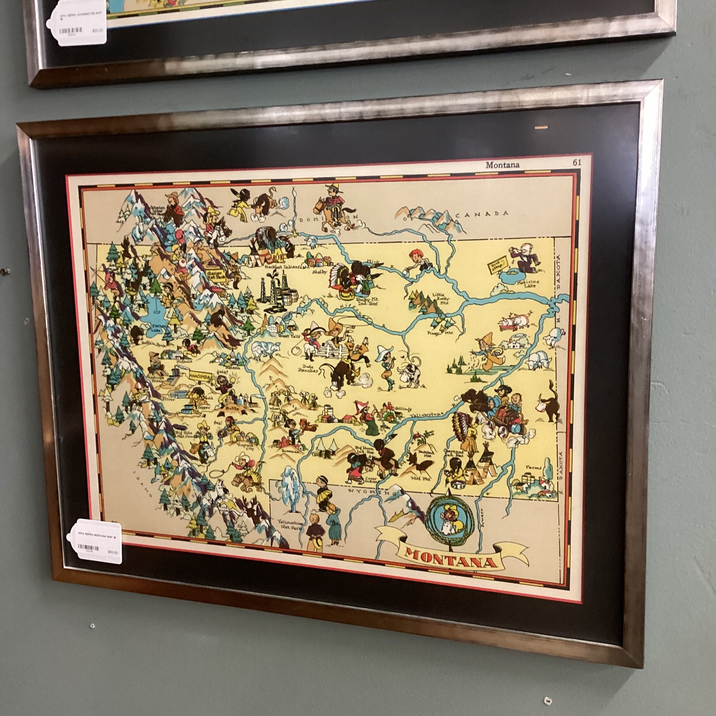 wpa repro montana map