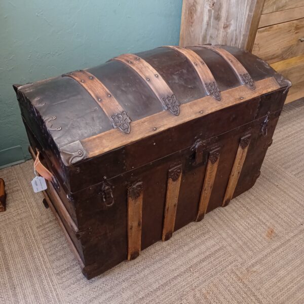 classic antique steamer trunk