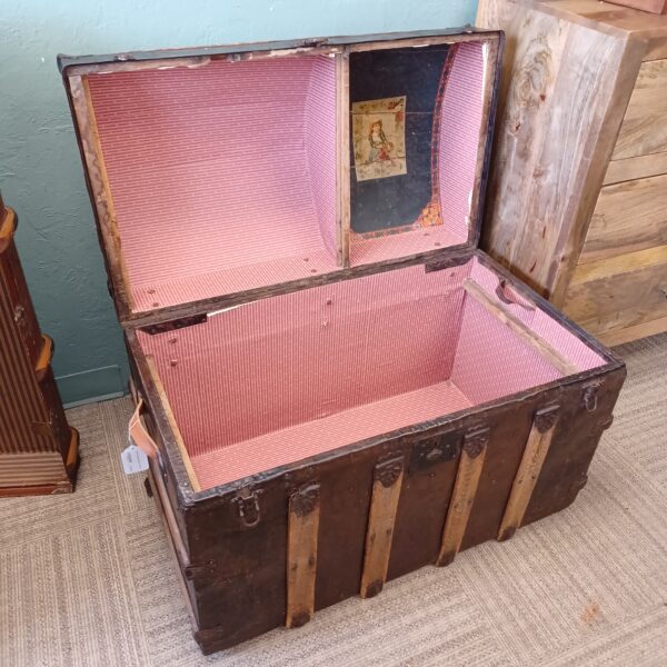 classic antique steamer trunk