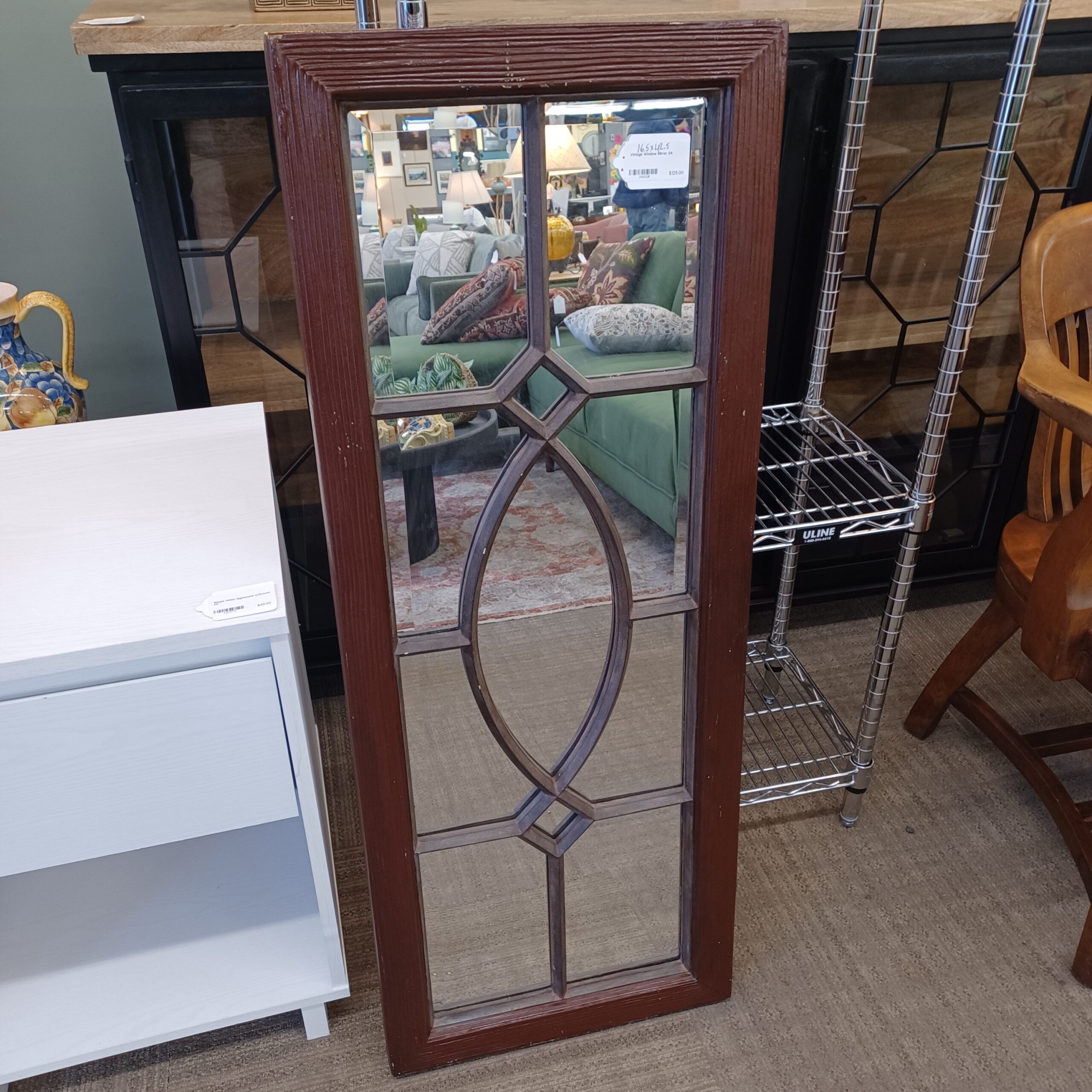 vintage style window mirror