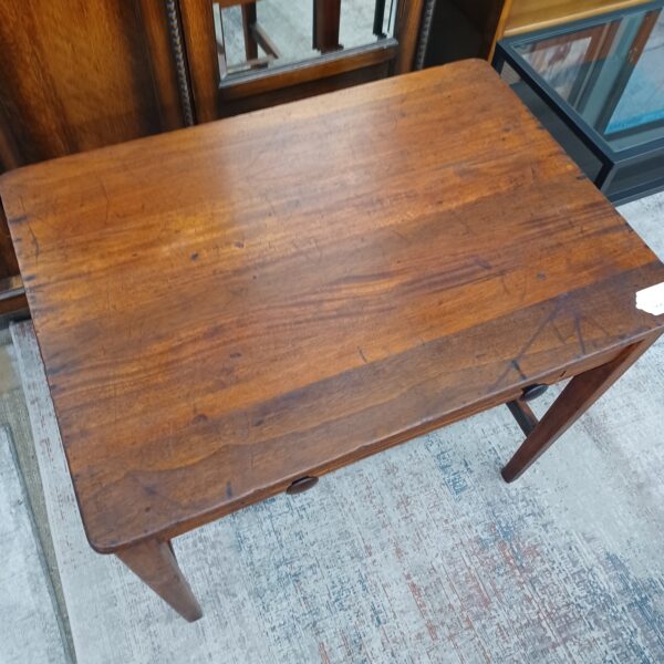 vintage hardwood library table desk