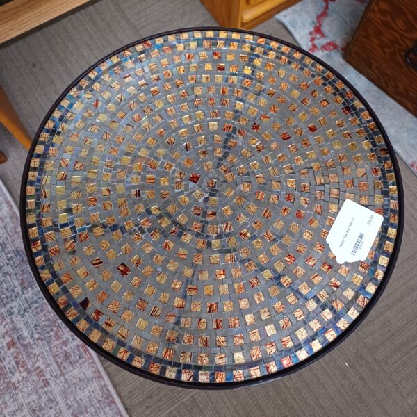 mosaic top side table