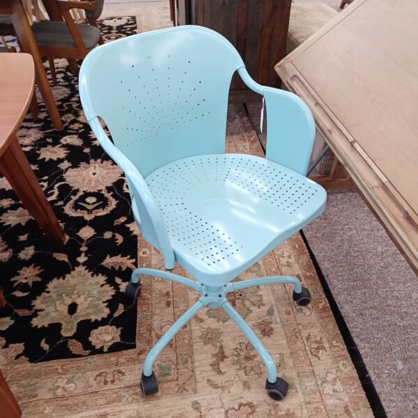 baby blue adjustable desk chair