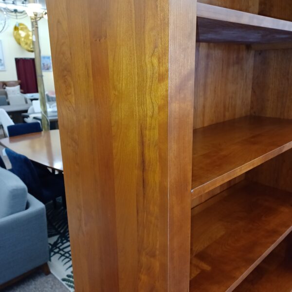 contemporary cherry mission style bookcase