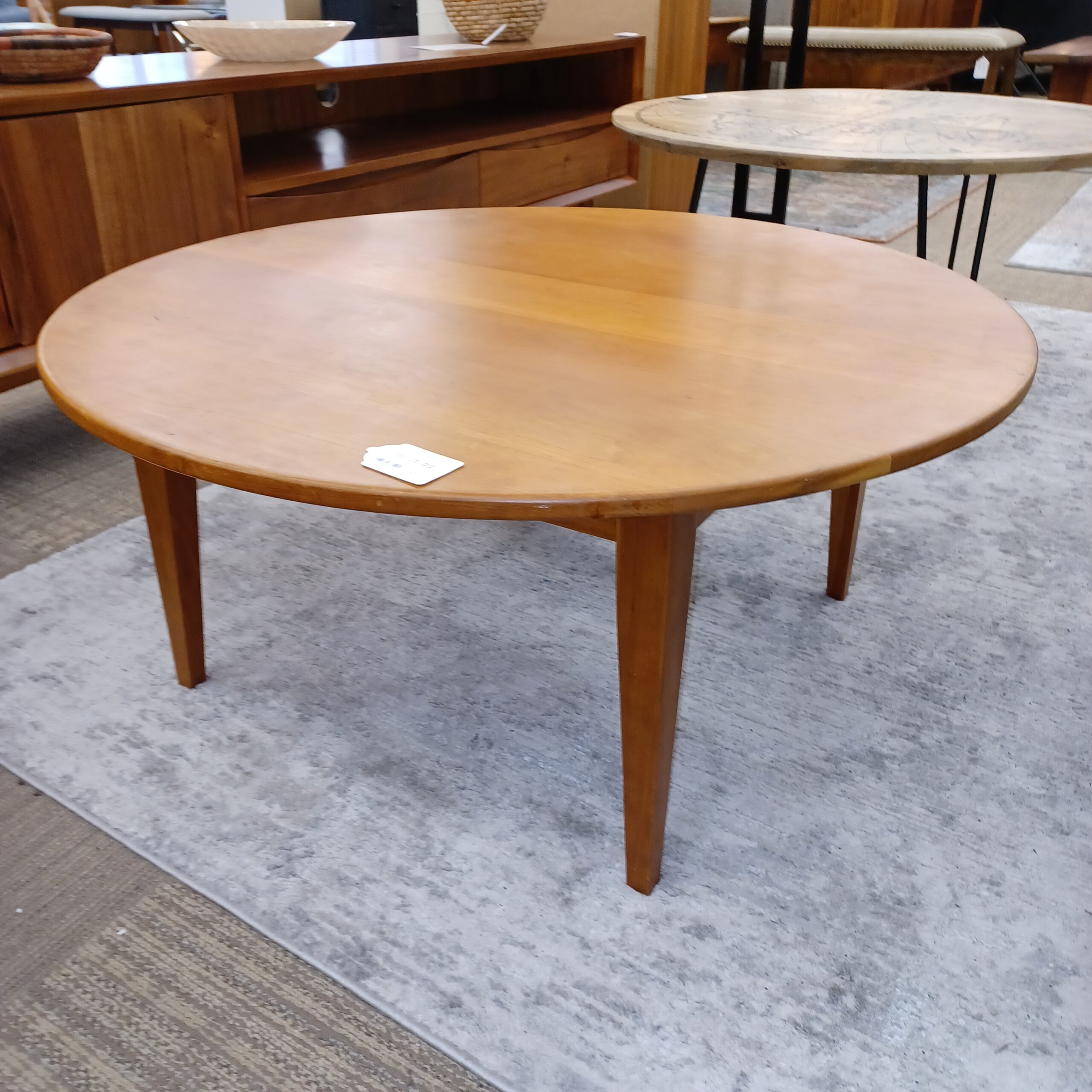 contemporary cherry mission style coffee table