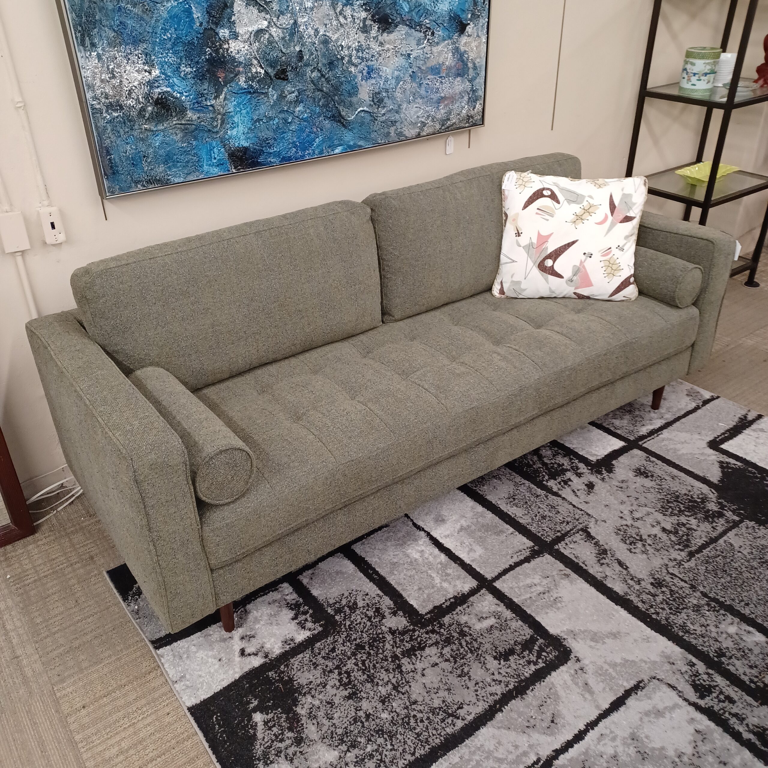 malmo olive sofa