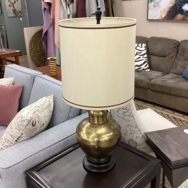 large brass urn table lamp